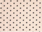 Printed Cotton Poplin Fabric - White with Black Polka dots